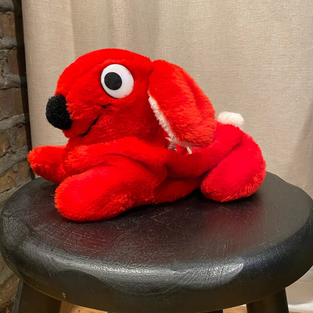 VTG Collectible Duplo LEGO Red Rabbit Bag PLUSH